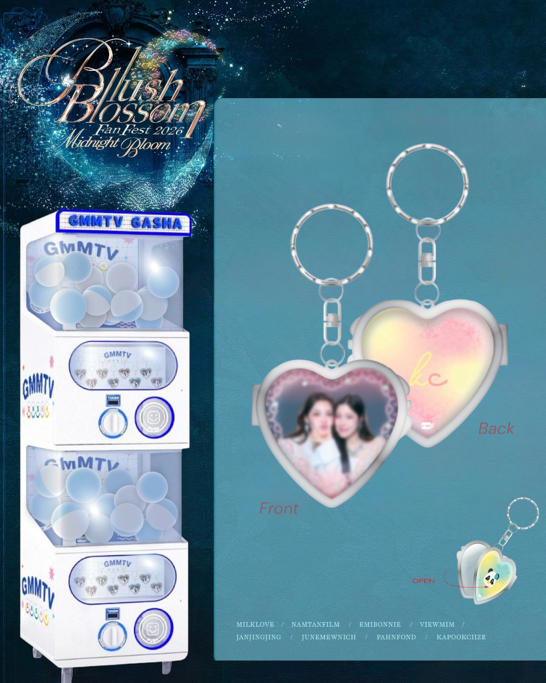 KapookCiize Blush Blossom 26 Gasha Keychain