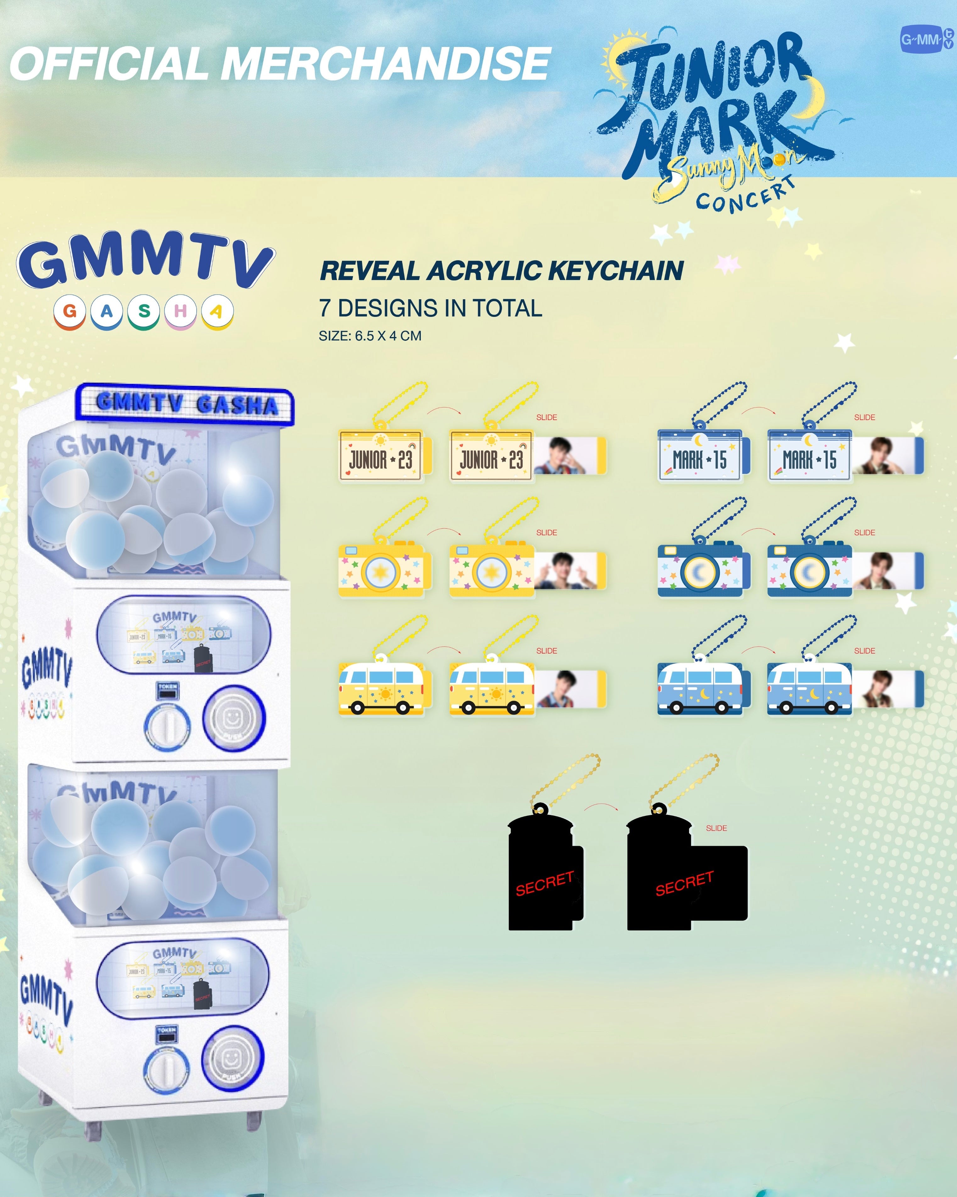(Preorder) Reveal Acrylic Random Gasha Keychain