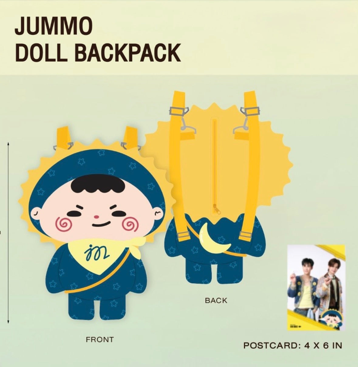 (Preorder) Jummo Doll Backpack