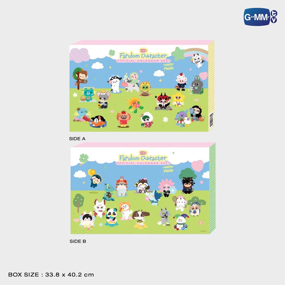 (Preorder) GMMTV FANDOM CHARACTER OFFICIAL CALENDAR 2027