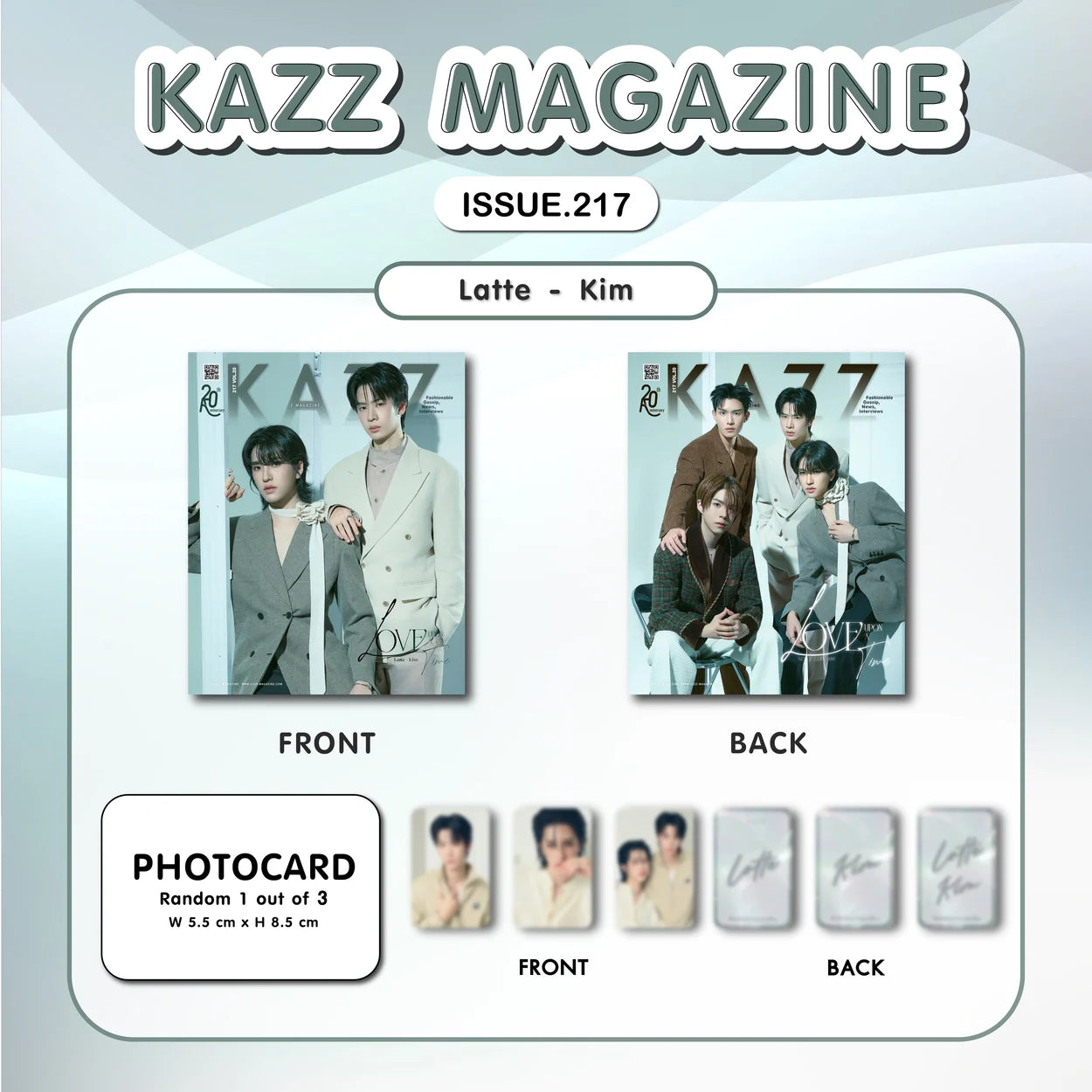 (Preorder) KAZZ 217 Love Upon a Time – LatteKim