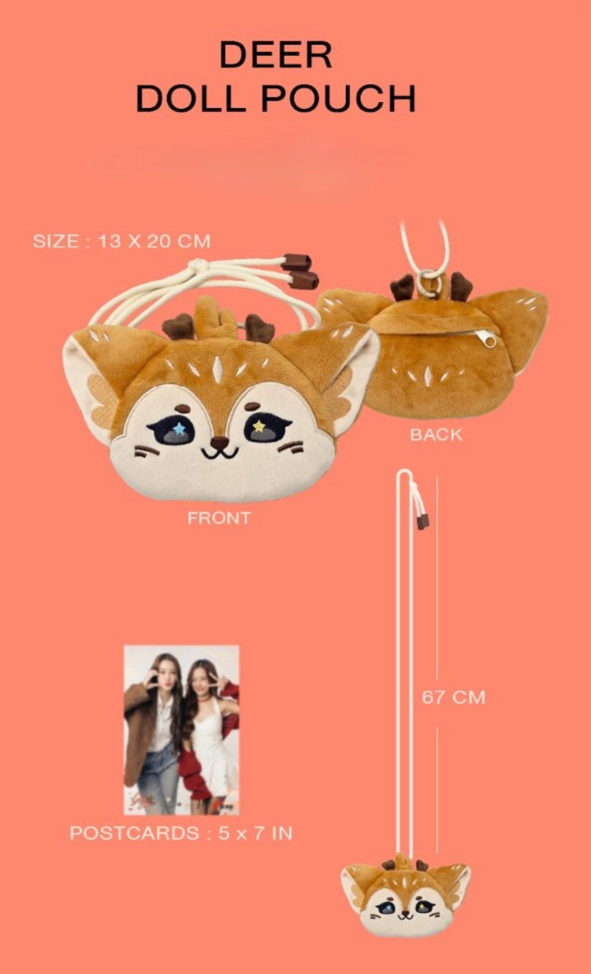 (Preorder) Girls Rule Dear Doll Pouch