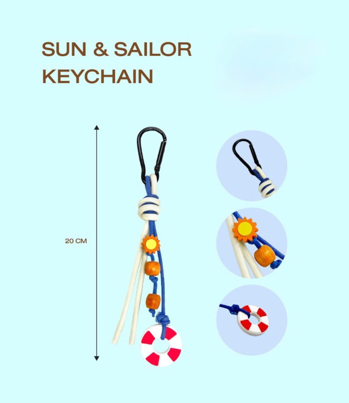 (Preorder) Sun & Sailor Keychain