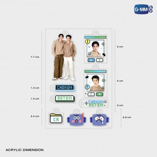 (Preorder) ChokunAston Customizable Acrylic Keychain