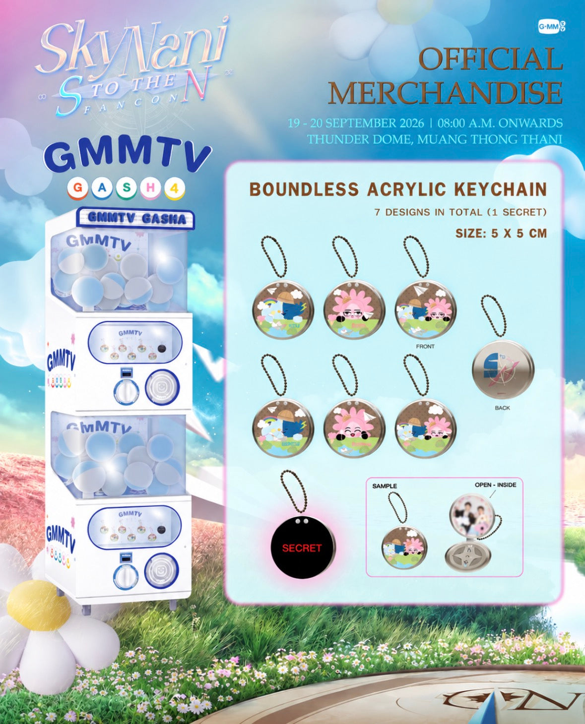 (Preorder) Boundless Acrylic Keychain Random Gasha