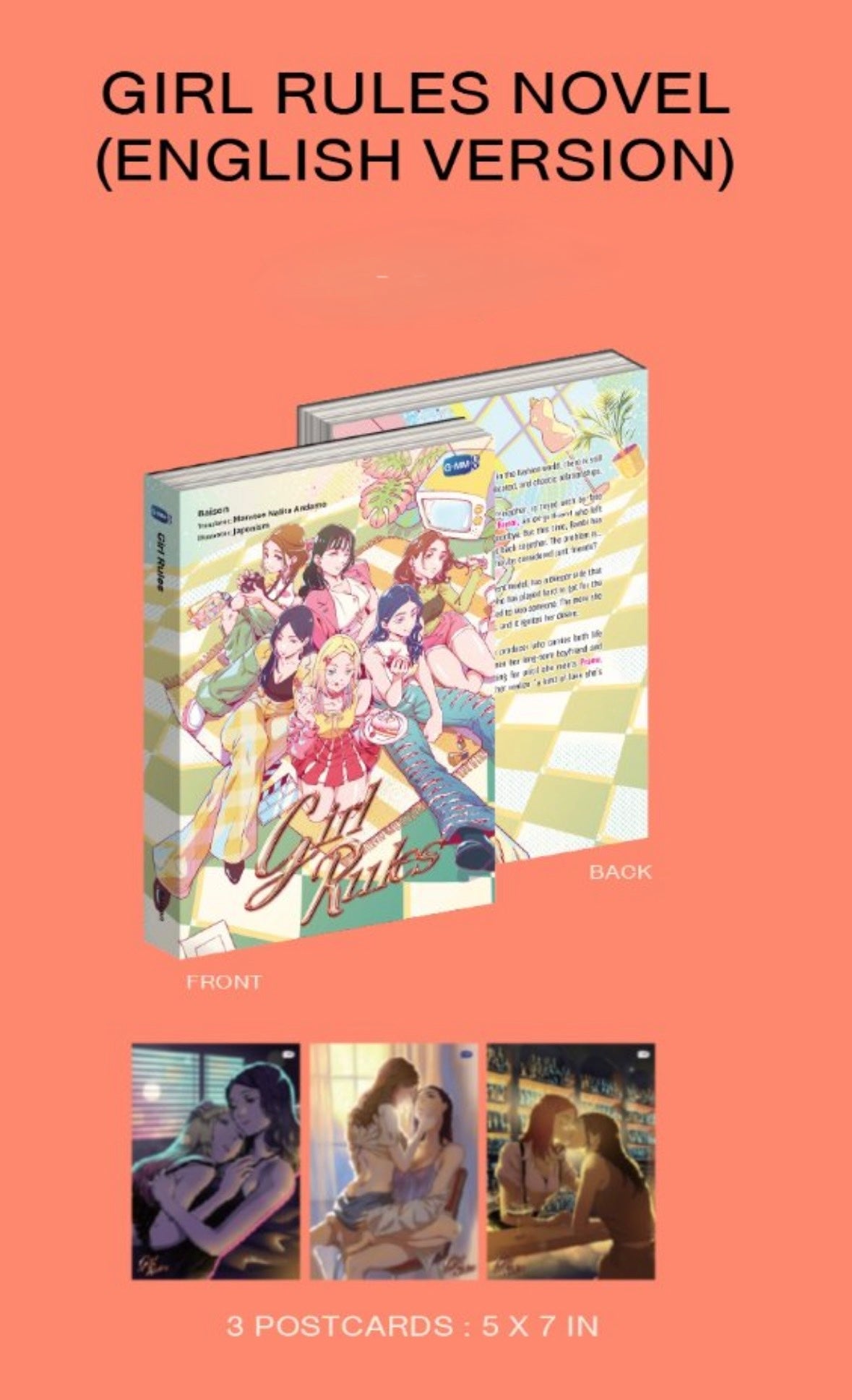 (Preorder) Girls Rule Novel English Ver 1