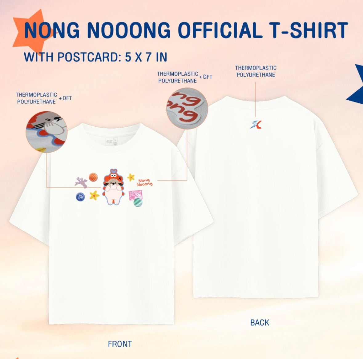 (Preorder) Nong Nooong Official T-shirt