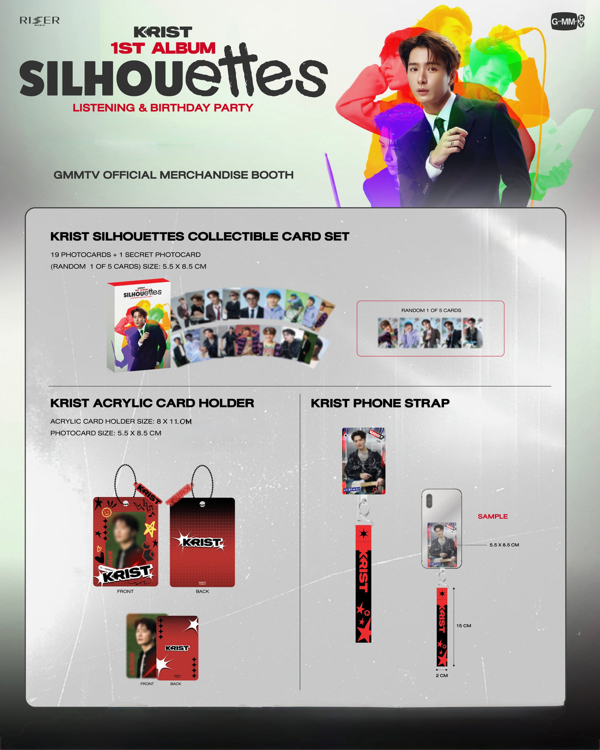 (Preorder) Krist 1st Album SILHOUettes
Listening & Birthday Party