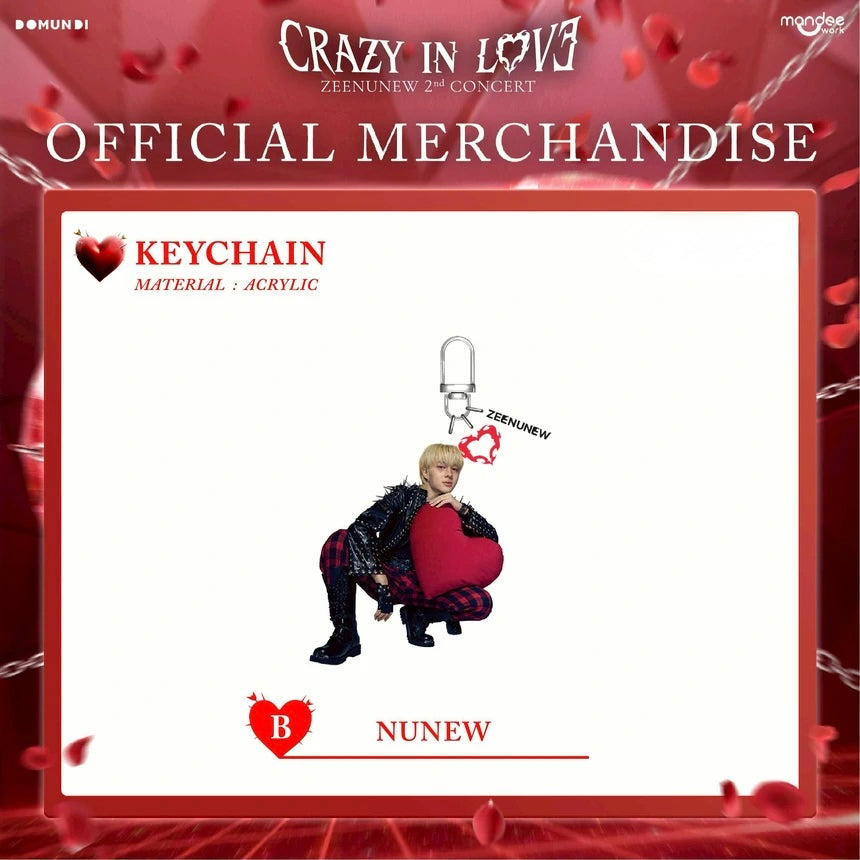 ZeeNunew Crazy in Love Keychain