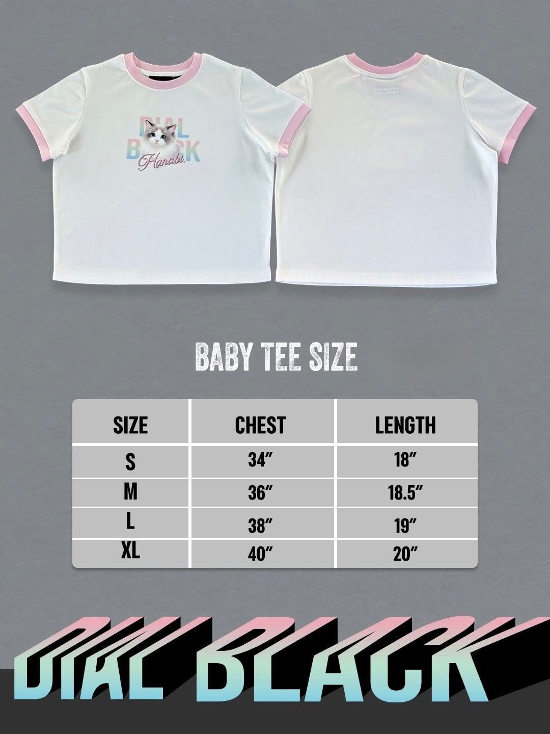 (Preorder) Dialblack Keep it Classy Baby Tee