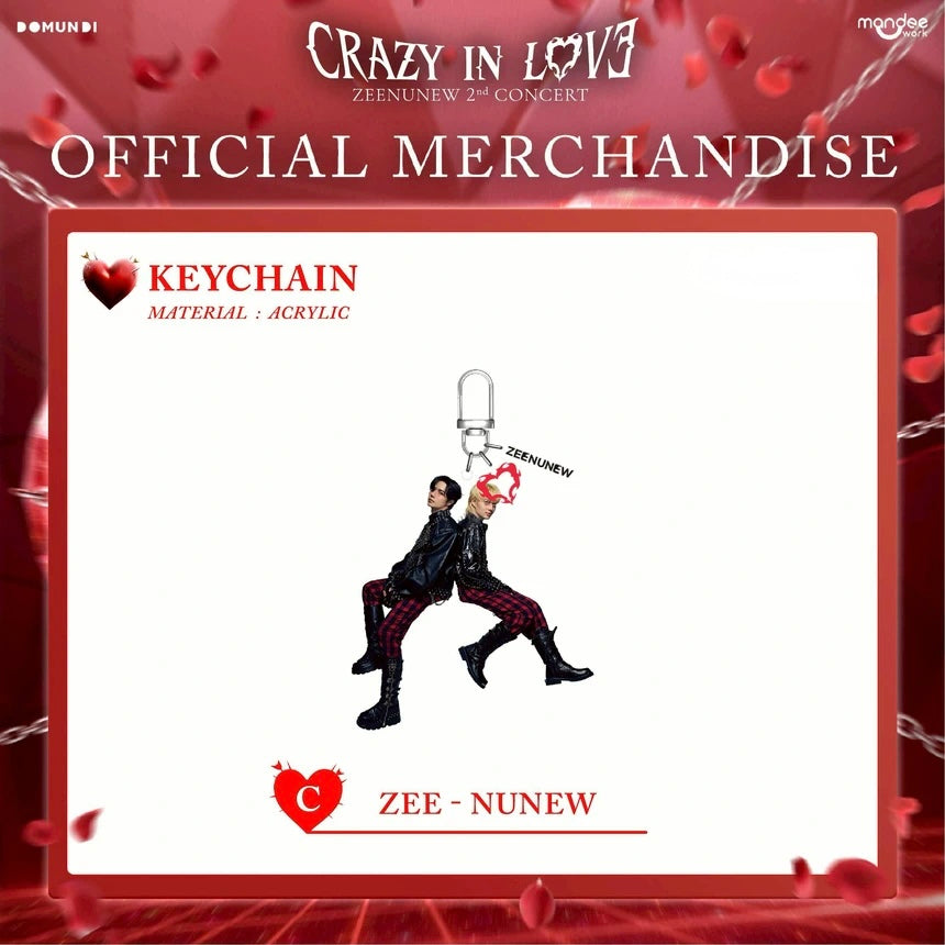ZeeNunew Crazy in Love Keychain