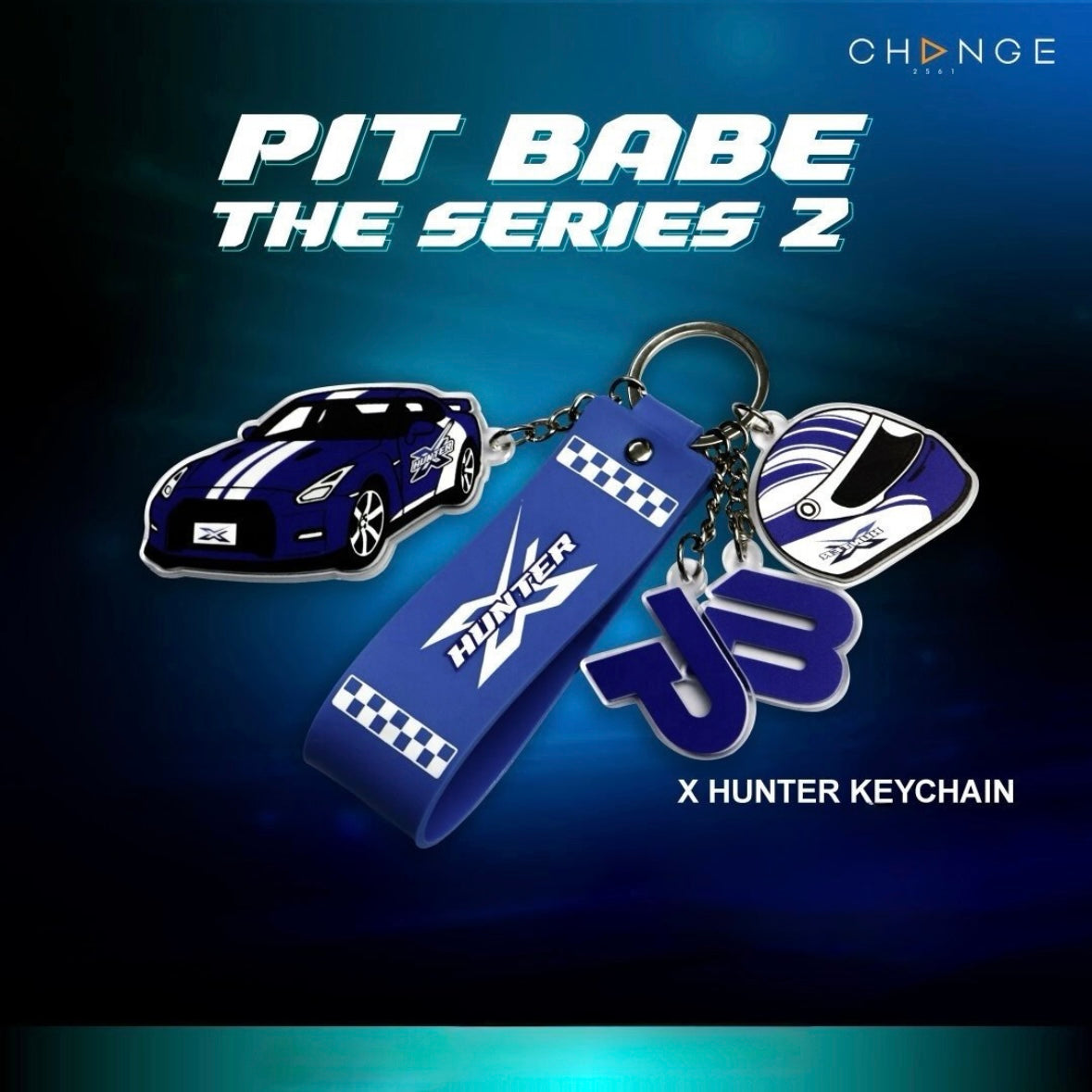 (Preorder) Pitbabe X Hunter Keychain