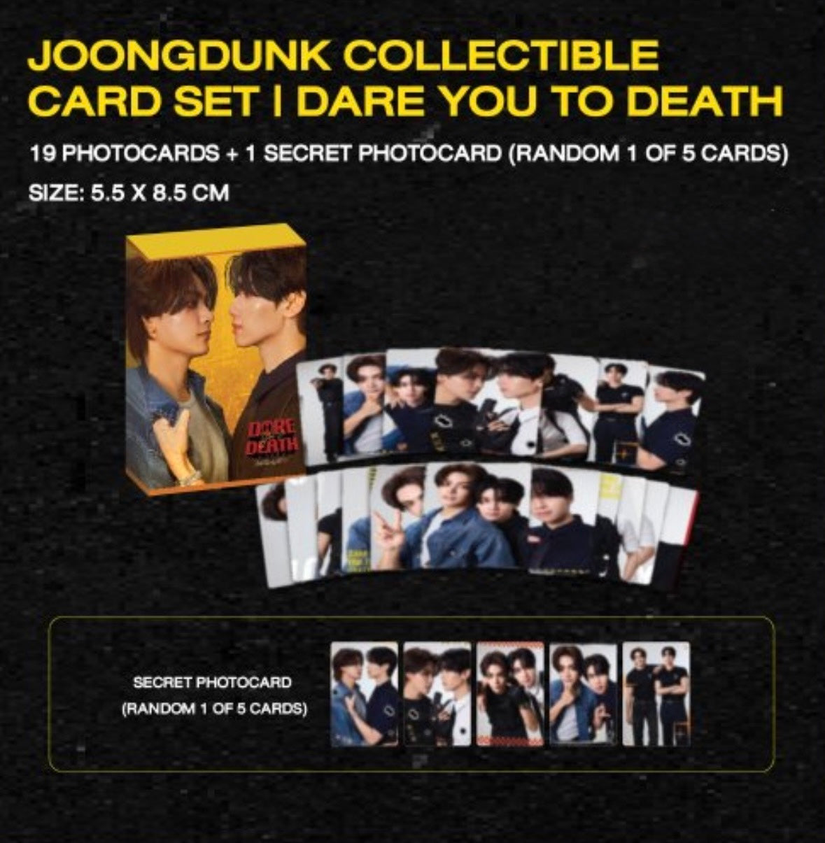 JoongDunk Dare You to Death Card Set