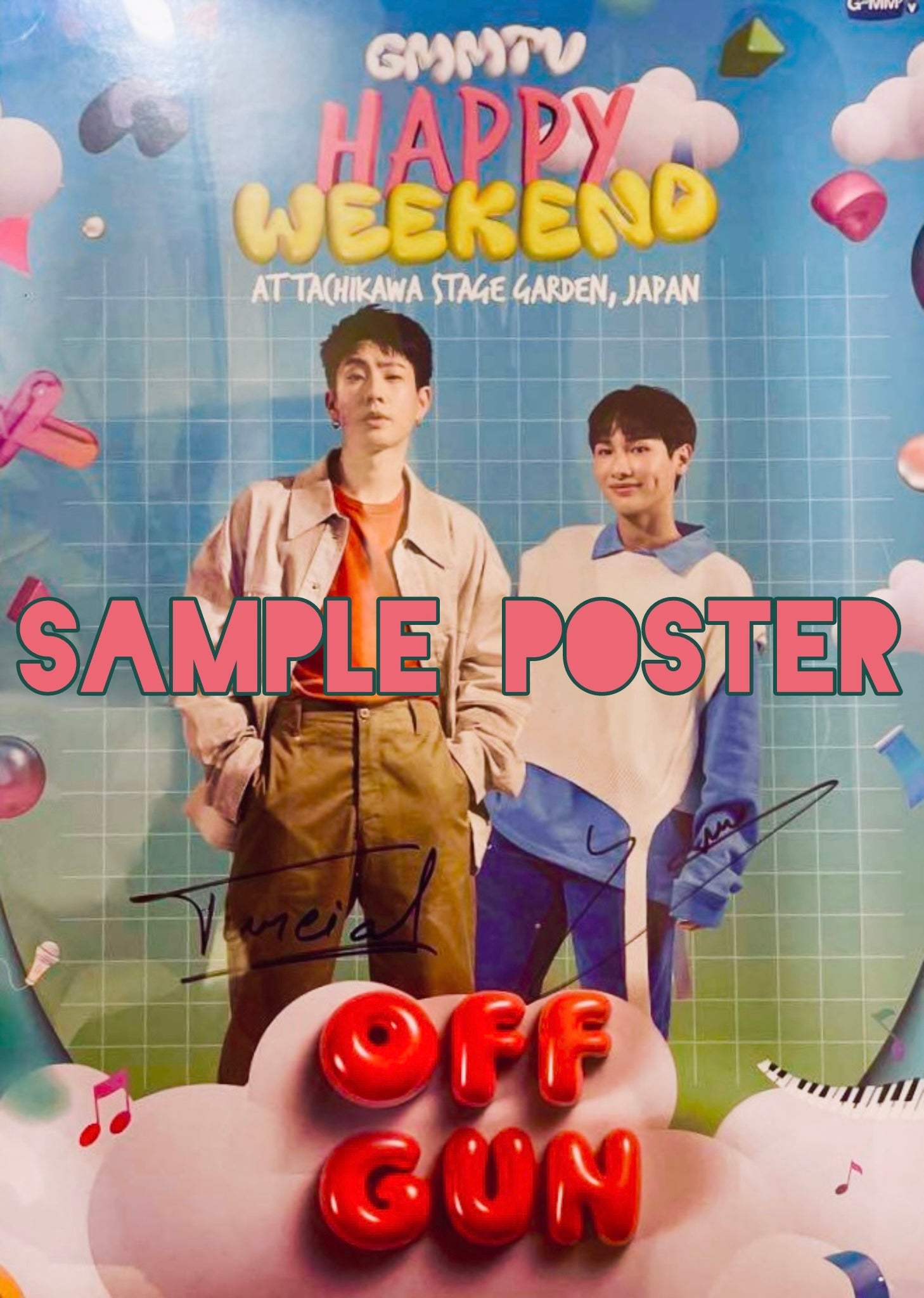 OffGun Happy Weekend Signed Poster