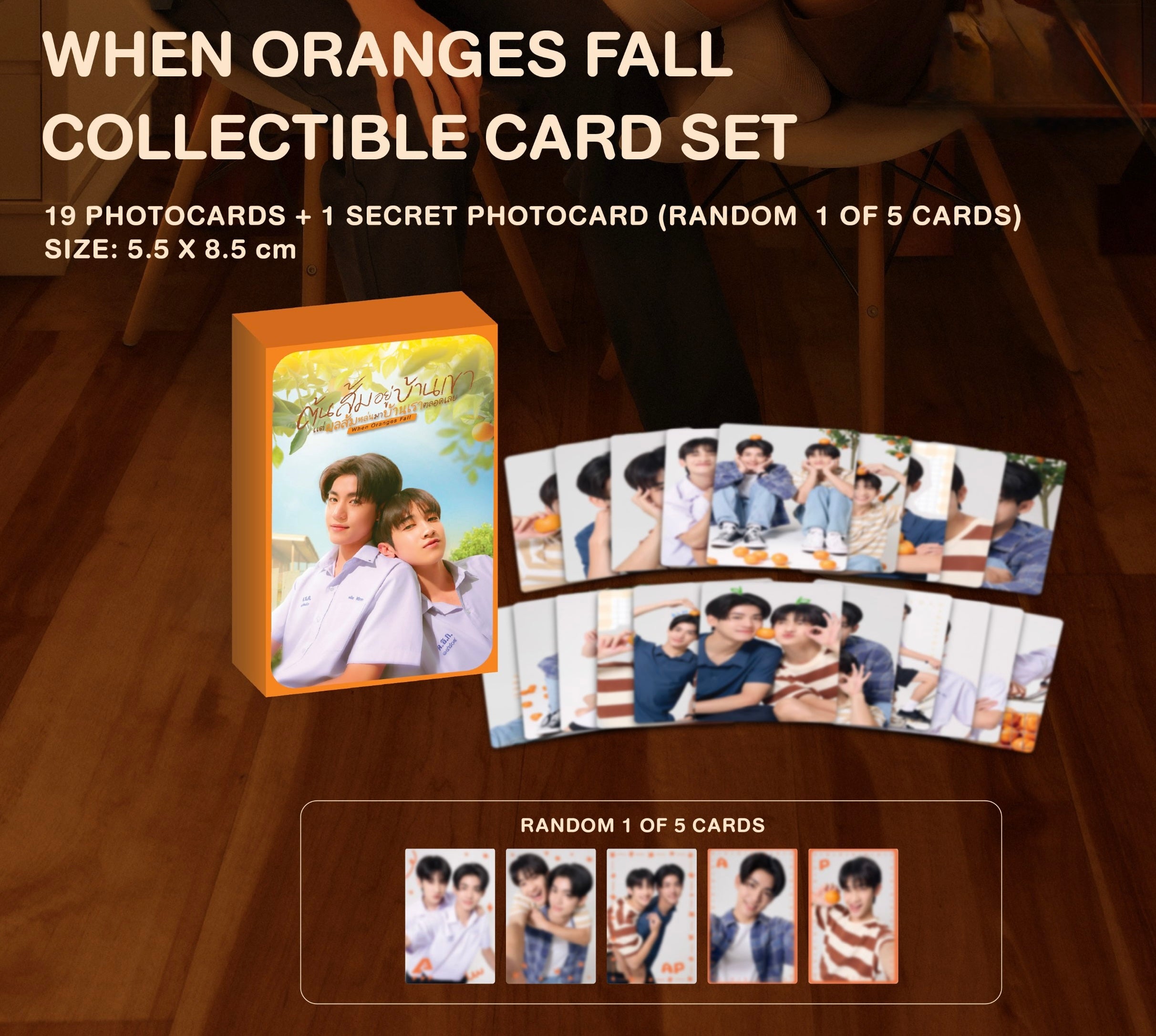 (Preorder) When Oranges Fall Card Set