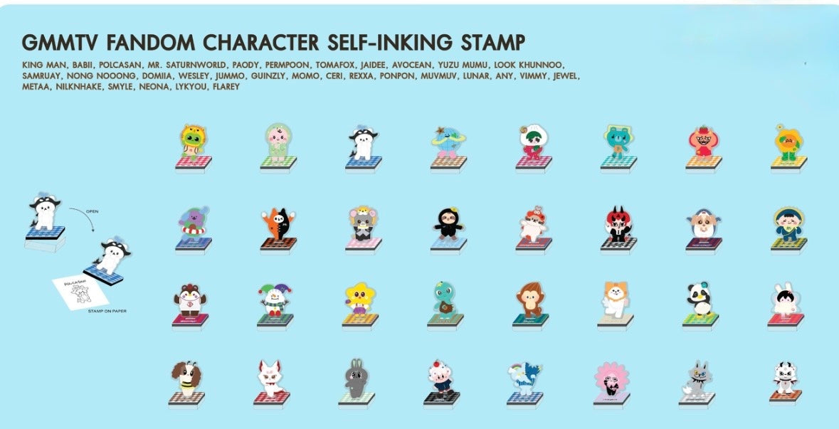 (Preorder) INF26 Character Self Inking Stamp