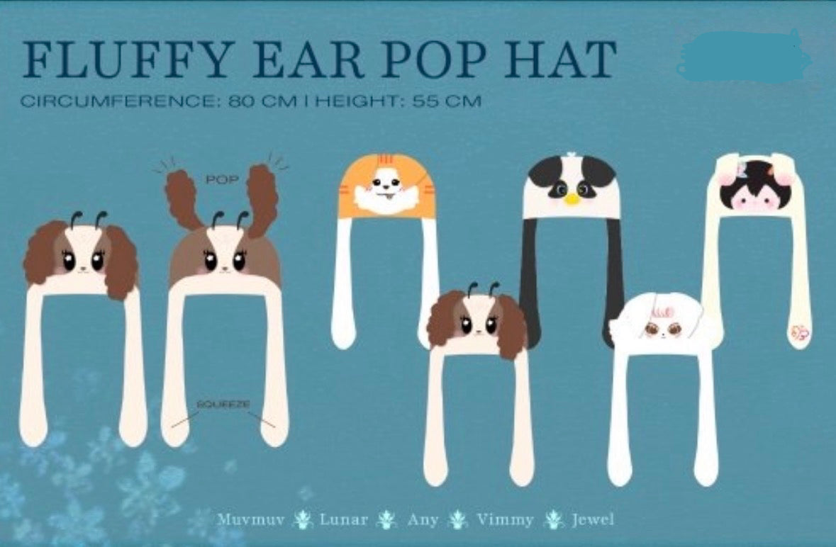 (Preorder) MuvMuv Fluffy Ear Pop Hat