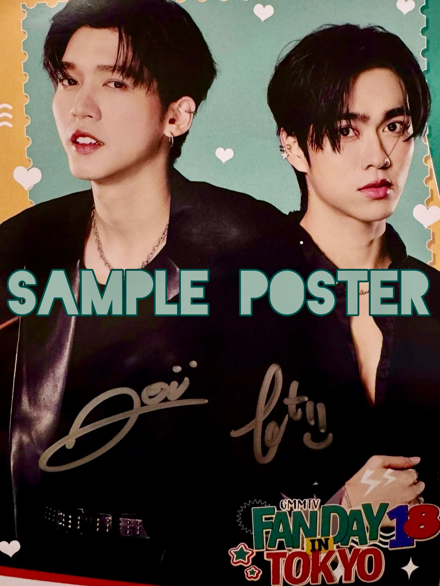 AouBoom Fanday 18 Signed Poster