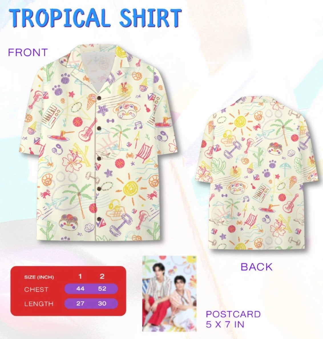 (Preorder) JossGawin Tropical Shirt