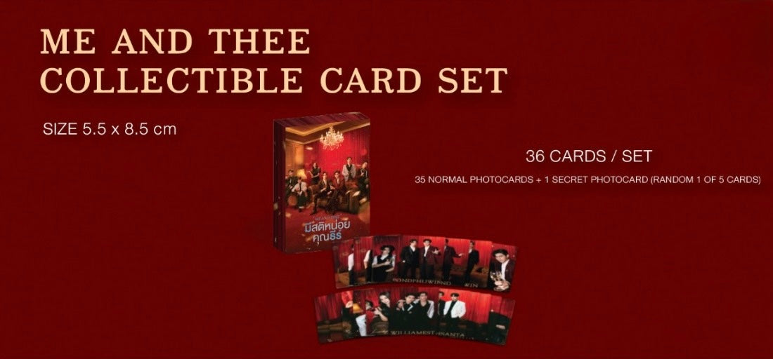 Me and Thee Finale Photocard Set