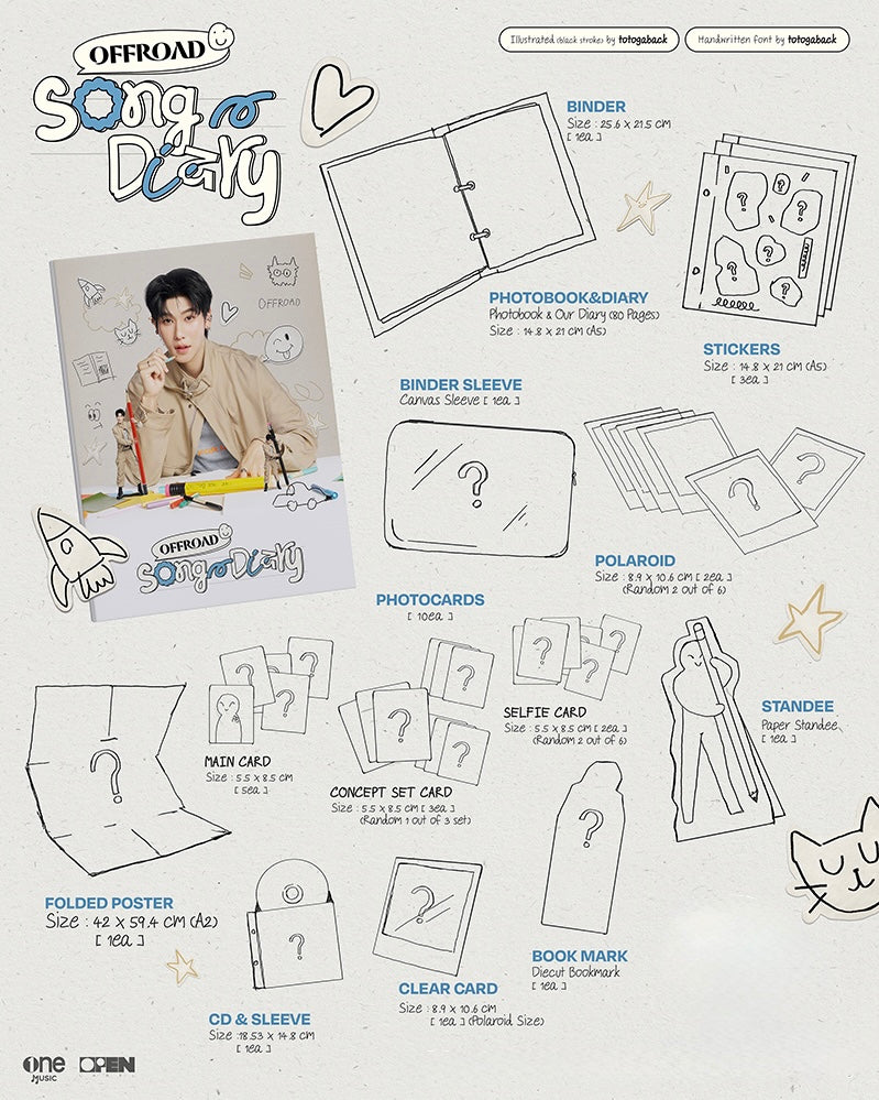 Offroad Song Diary Set