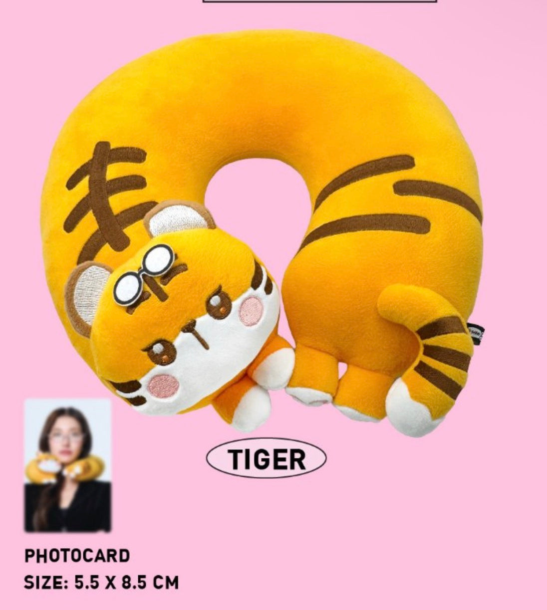 (Preorder) Enemies with Benefits Neck Hugger Pillow Tiger