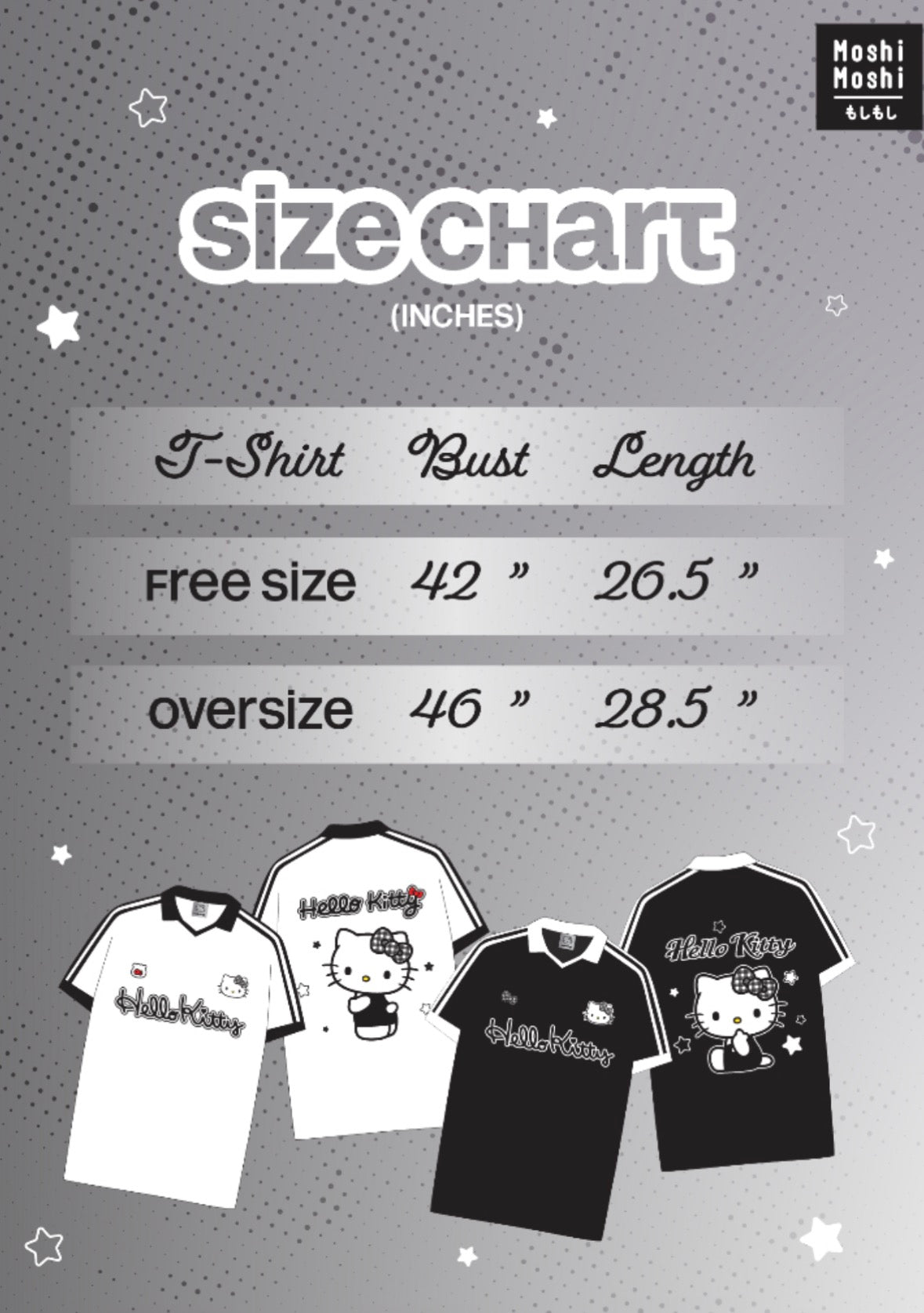 (Preorder) MoshiMoshi Hello Kitty Jersey