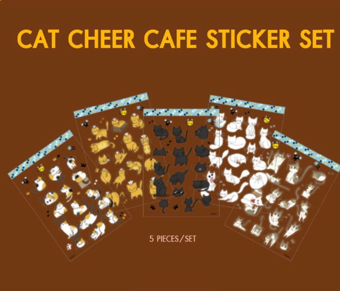 (Preorder) Cat For Cash Sticker Set