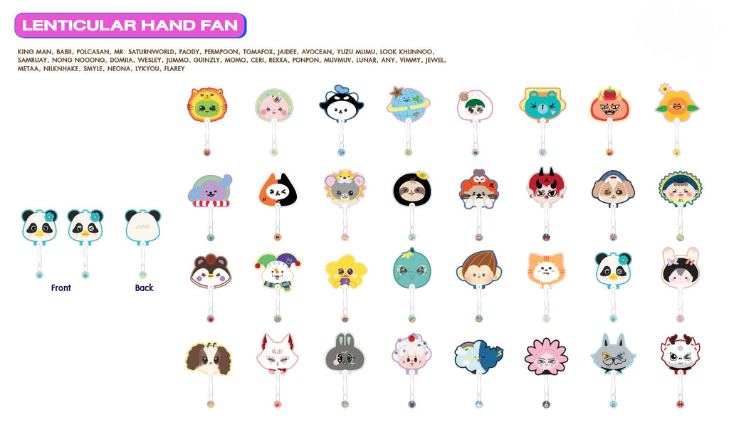 (Preorder) Lenticular Hand Fan