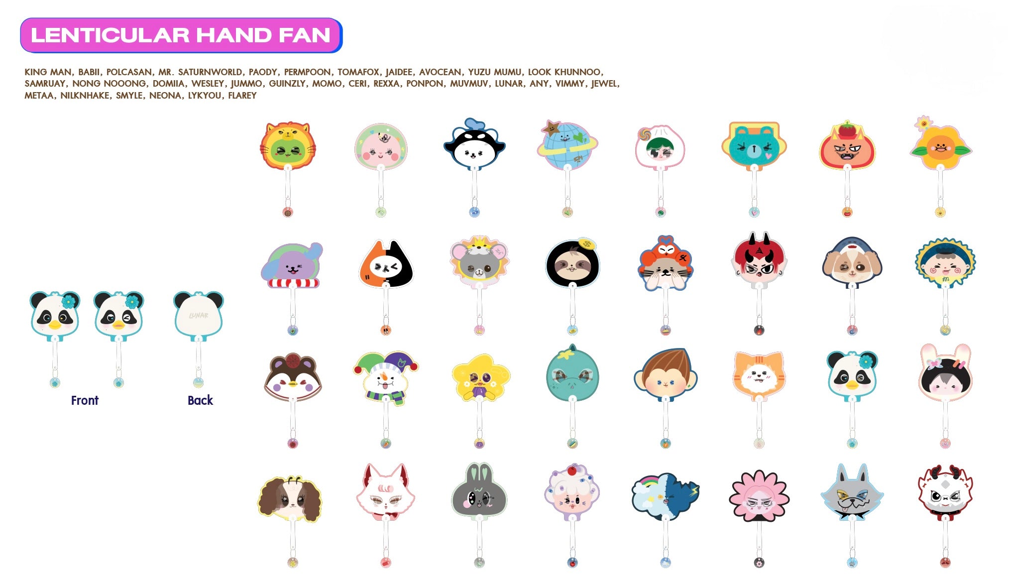 (Preorder) Lenticular Hand Fan