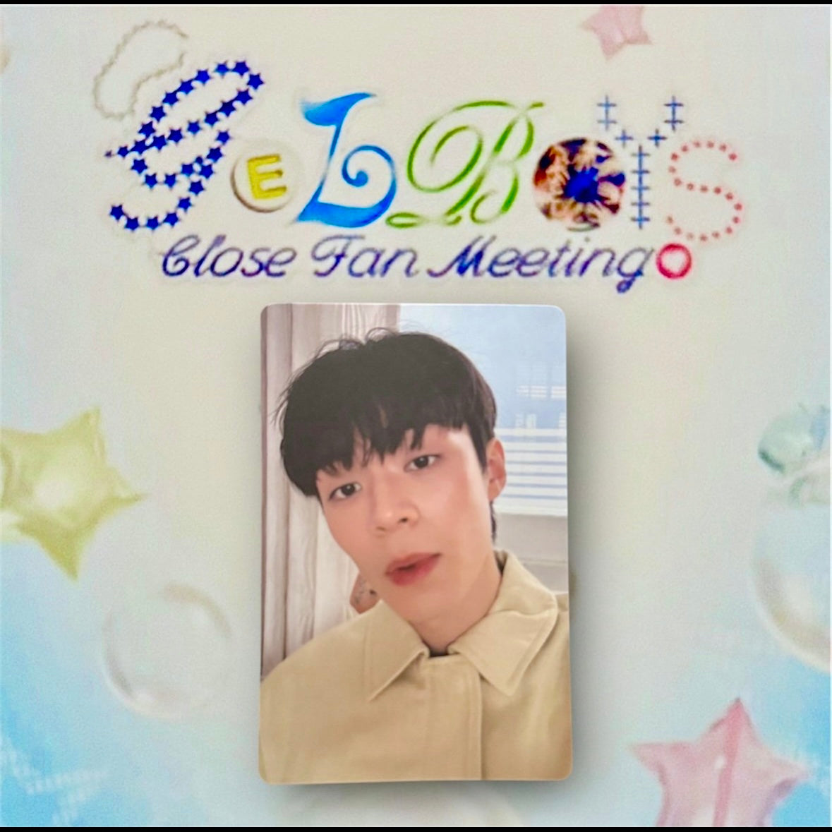PJ Gelboys Close Fanmeeting Photocard
