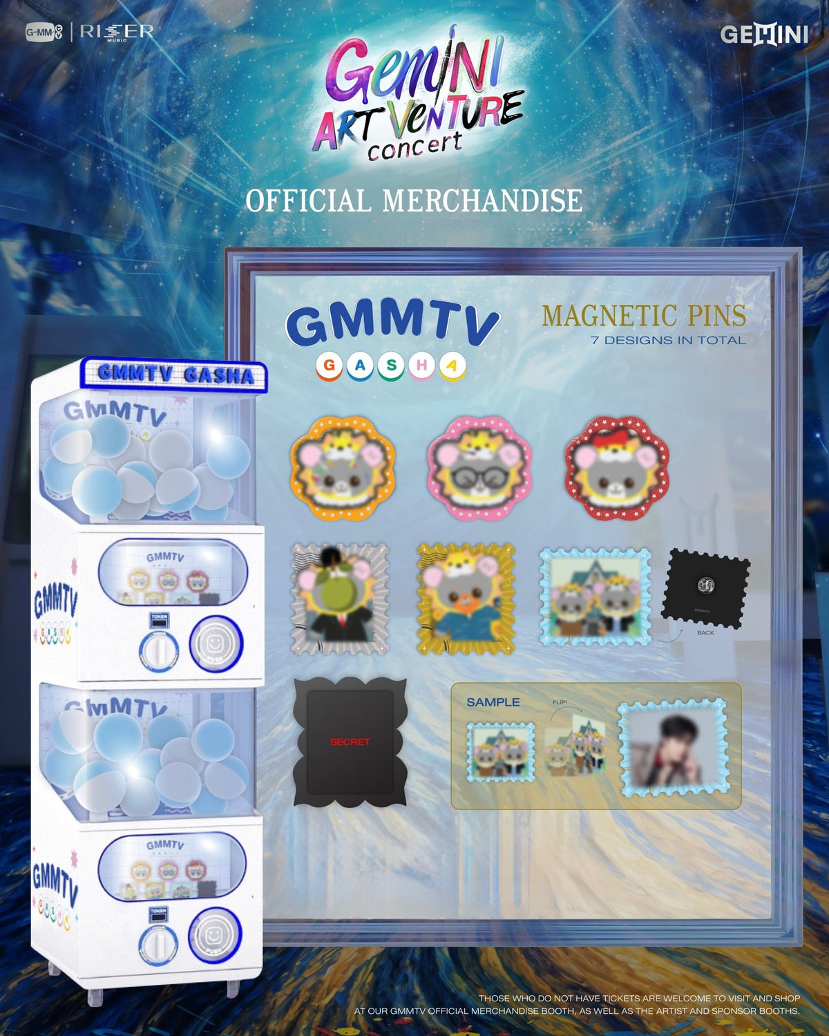 (Preorder) Magnetic Pins Random Gasha