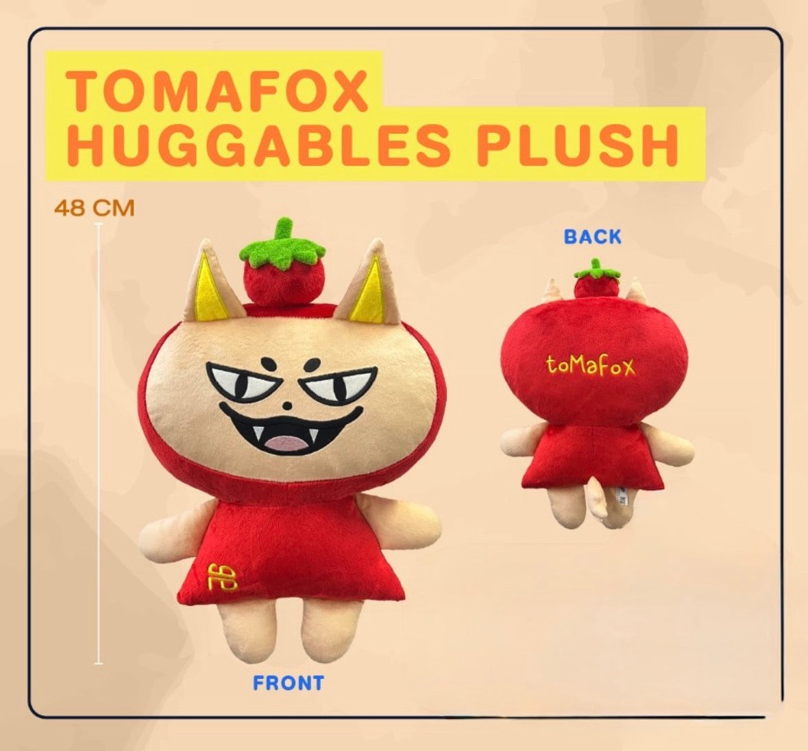 Preorder) Tomafox Huggables Plush – PondPhuwinUSA