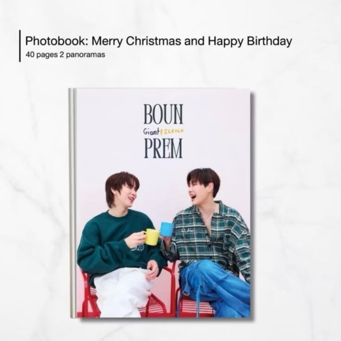 Merry Christmas and Happy Birthday Photobook of BounPrem