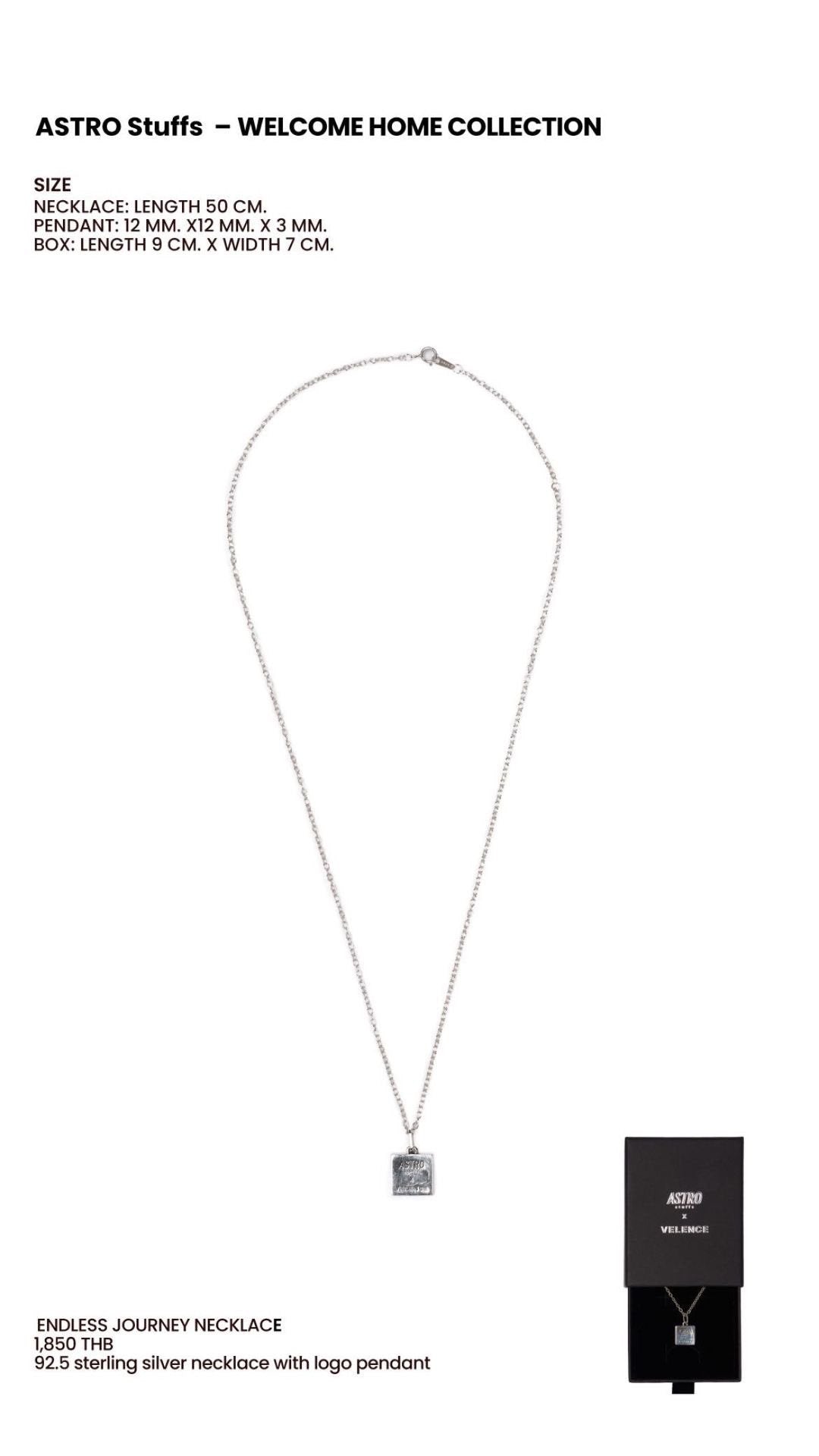 Astro & Valence Collaboration Necklace