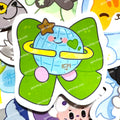 Mr Saturnworld Bow Sticker 3”