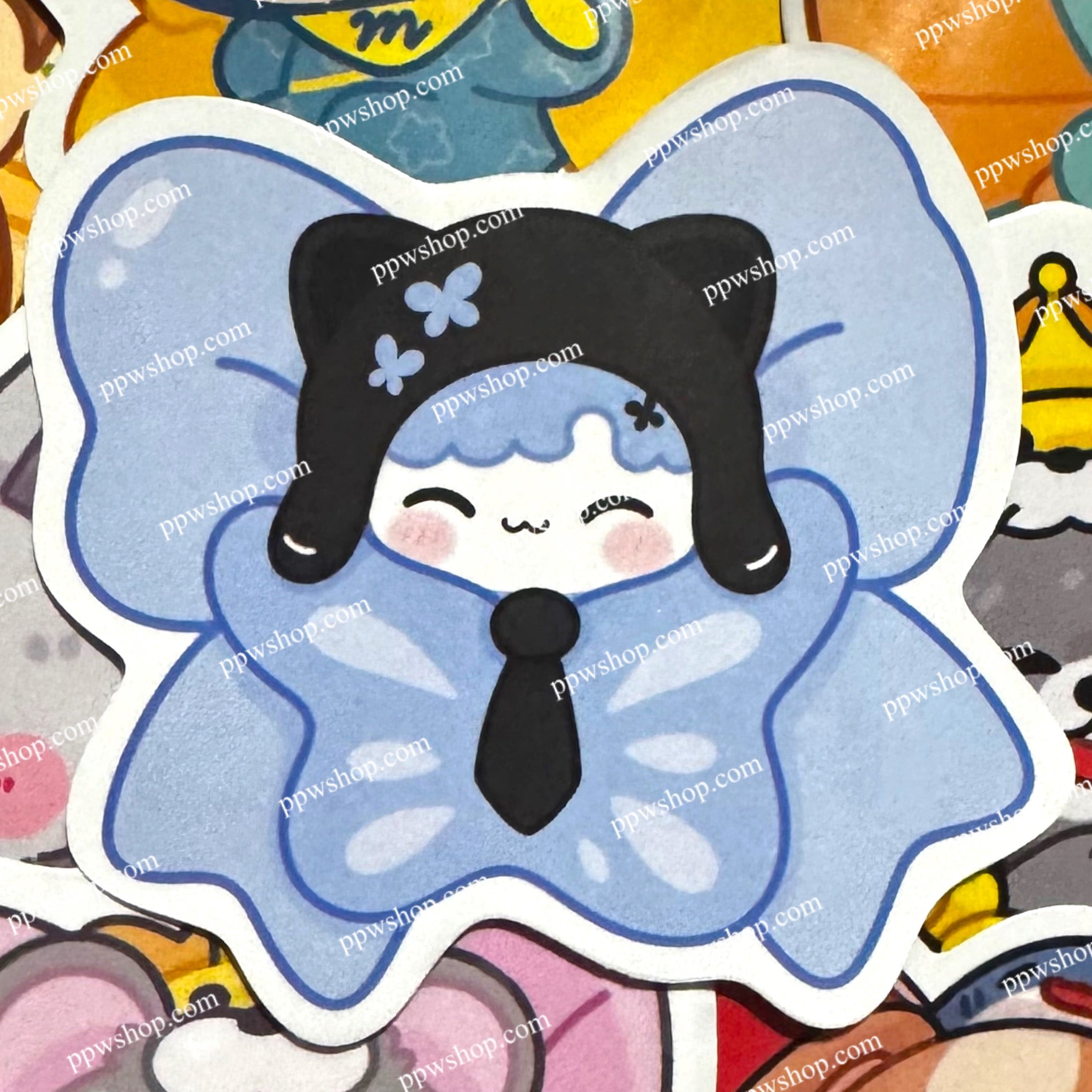 Mii Preaw Bow Sticker 3”