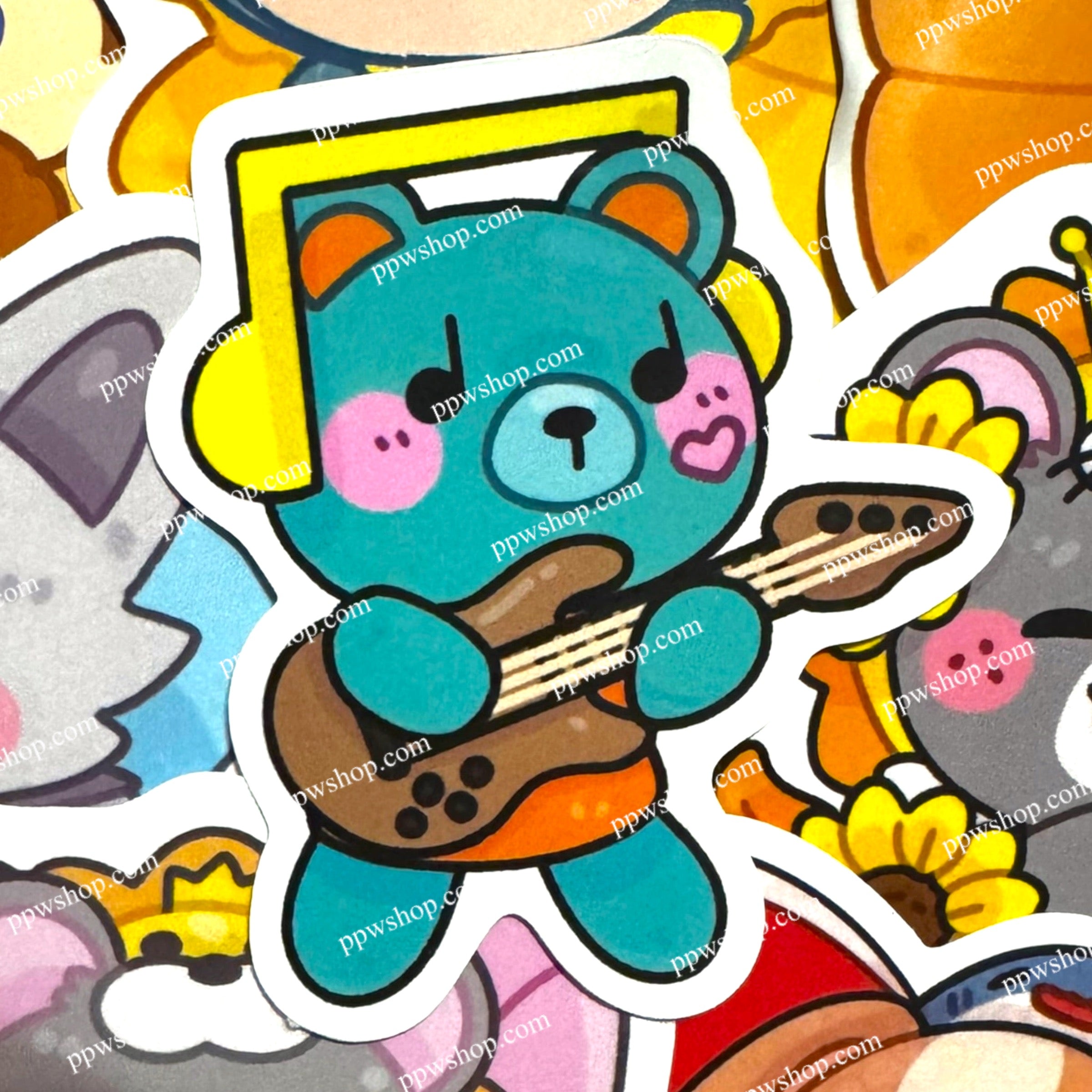 Permpoon Bass Sticker 3”