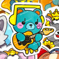 Permpoon Guitar Sticker 3”