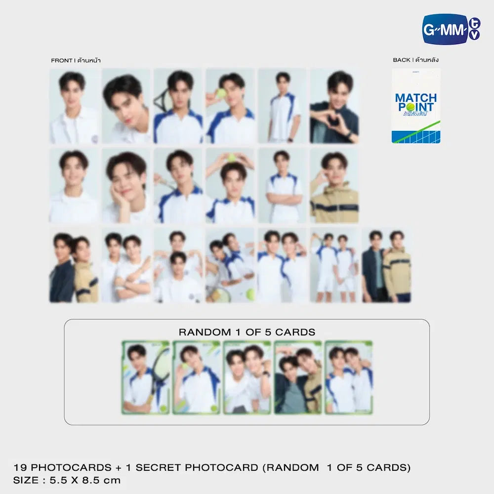 (Preorder) TeeshowPing Match Point Collectible Card Set
