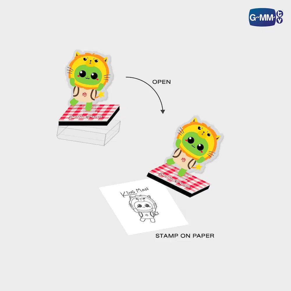 (Preorder) King Man INF26 Character Self Inking Stamp