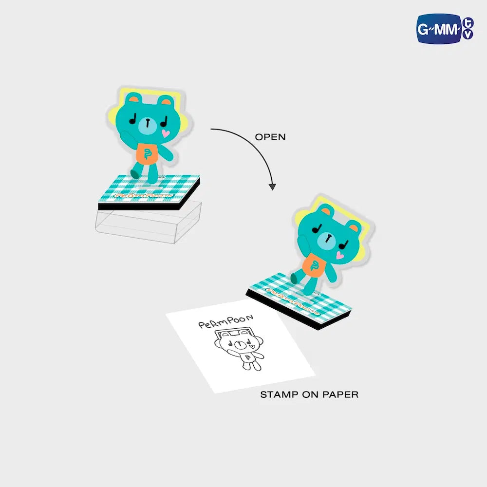(Preorder) Permpoon INF26 Character Self Inking Stamp