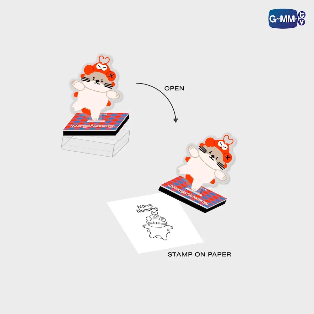 (Preorder) Nong Nooong INF26 Character Self Inking Stamp