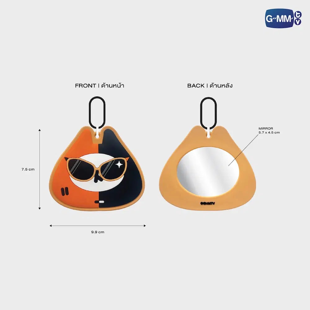 (Preorder) Yuzu Mumu Character Mirror Keychain