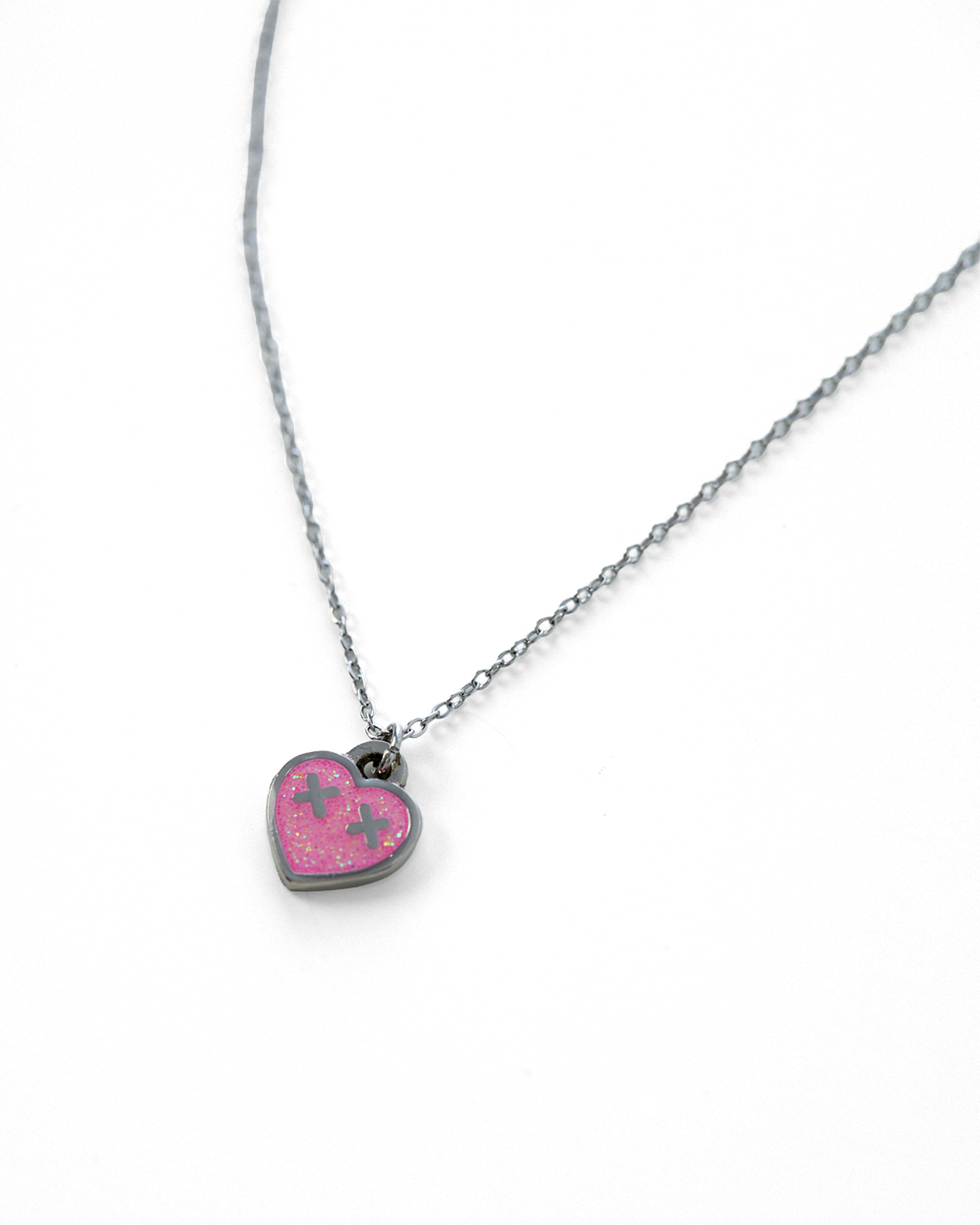 (Preorder) Nani Hannah Glittery Pink Pendant x Eyes