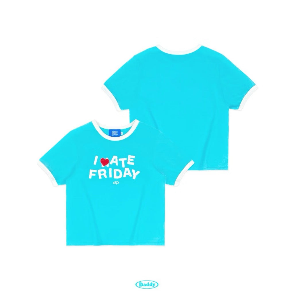 (Preorder) Phuwin Daddy Club I Hate Fridays T-shirt