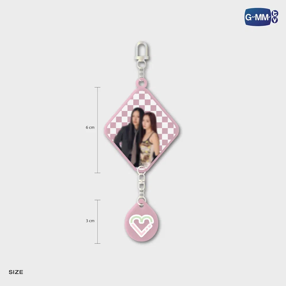 MilkLove Girls Rule Acrylic Keychain