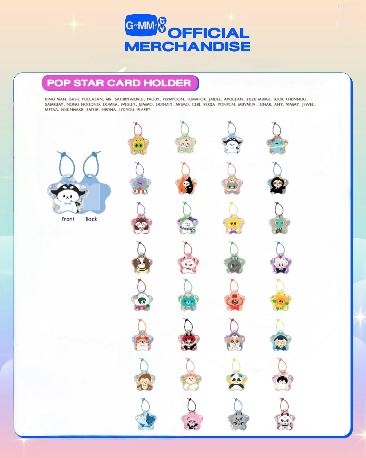 (Preorder) Pop Star Card Holder