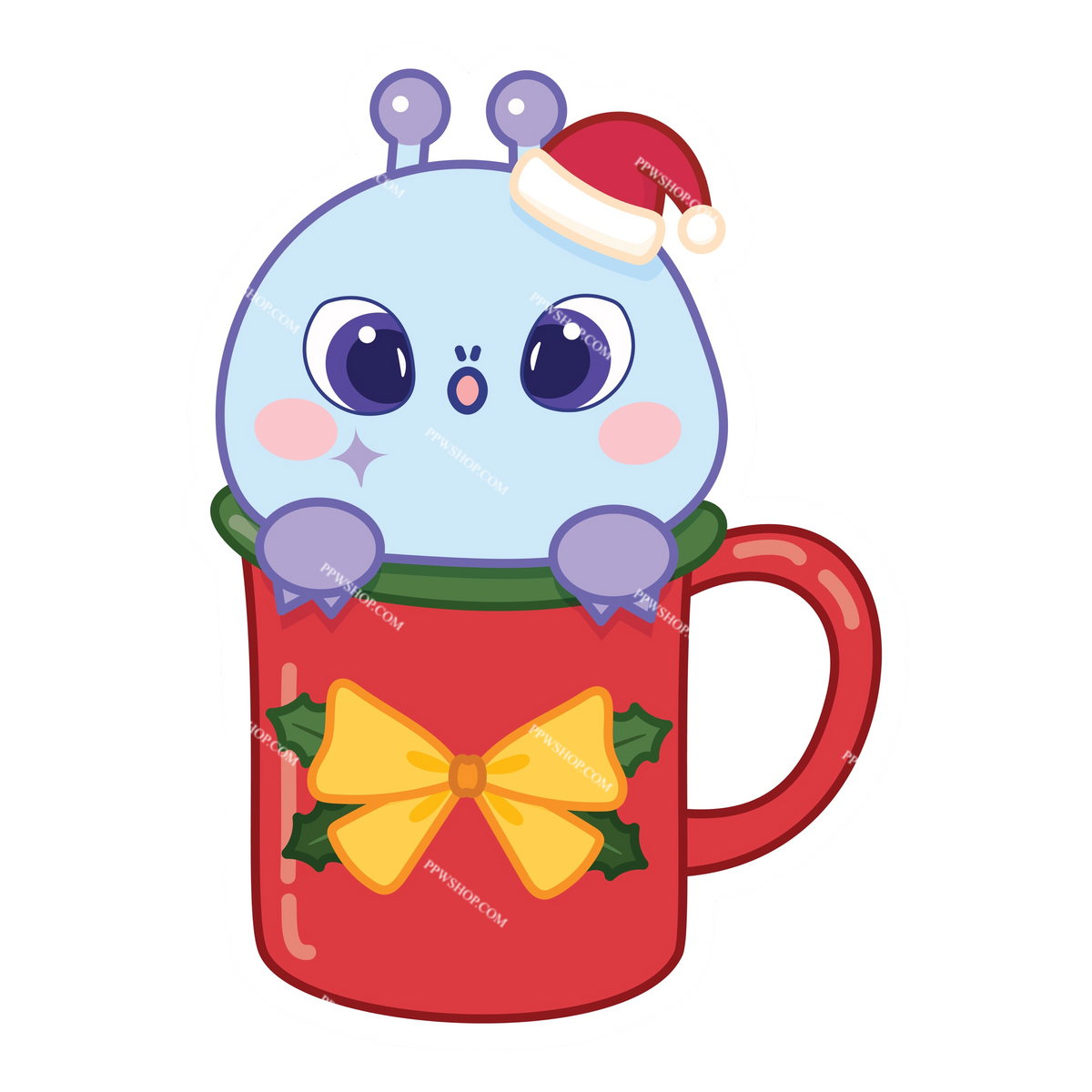 Alinor Christmas Sticker 3”