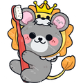 Look Khunnoo Toothbrush Sticker 3”